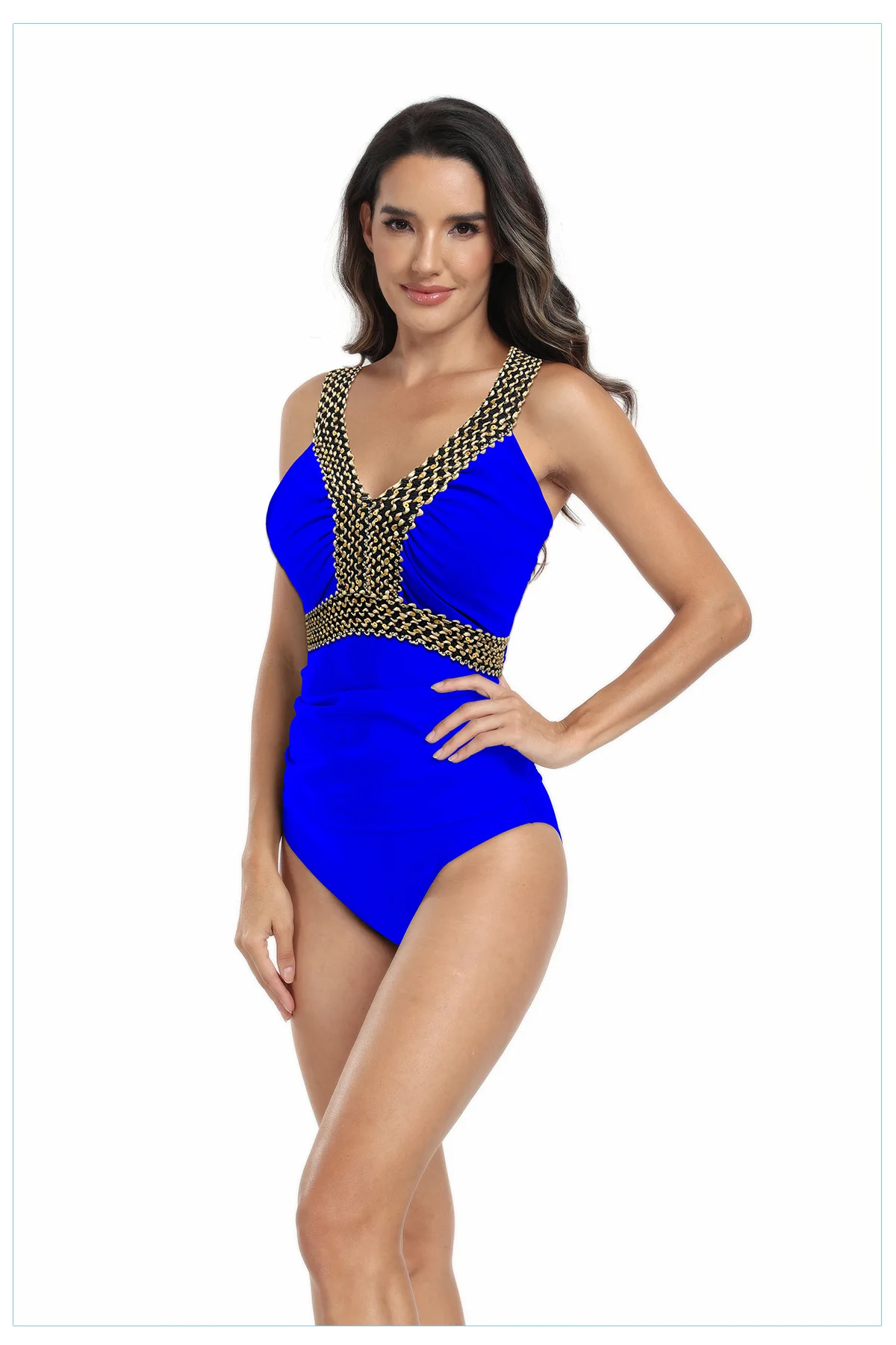2024 new swimsuit split swimsuit lady European and American bikini swimsuit girl