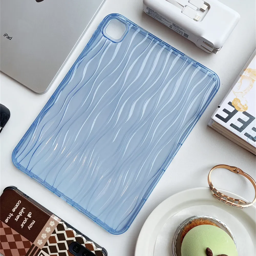 Sleek Water Ripple Slim Silicone Tablet Case