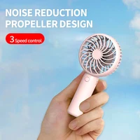 1200mAh Mini ventilateurs portables poche USB Rechargeable silencieux ventilateur portatif refroidisseur d'air ventilateurs à main de voyage en plein Air ventilateur de ventilation 4