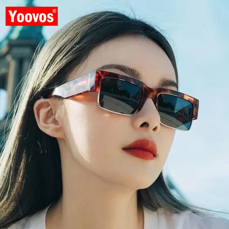 

Yoovos Vintage Square Sunglasses Women 2023 Luxury Designer Sun Glasses Men Simple Brand Eyewear Retro Fashion Sexy Gafas De Sol