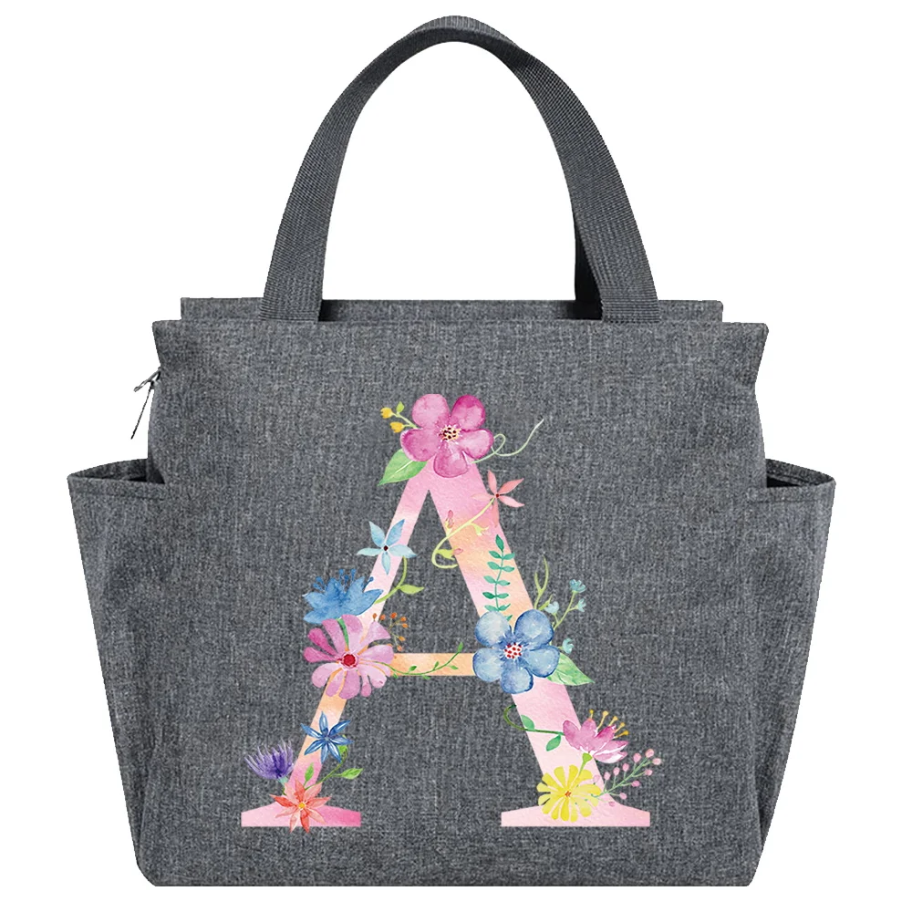 Lunch Bag Bento Bag Cooler Bag Portable Thermal Insulated Lunch Box Tote Food Storage Handbag