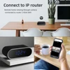 Wireless mini clock camera supports WiFi night vision IP HD 4K camera, used for home and office monitoring, nanny network cam 2