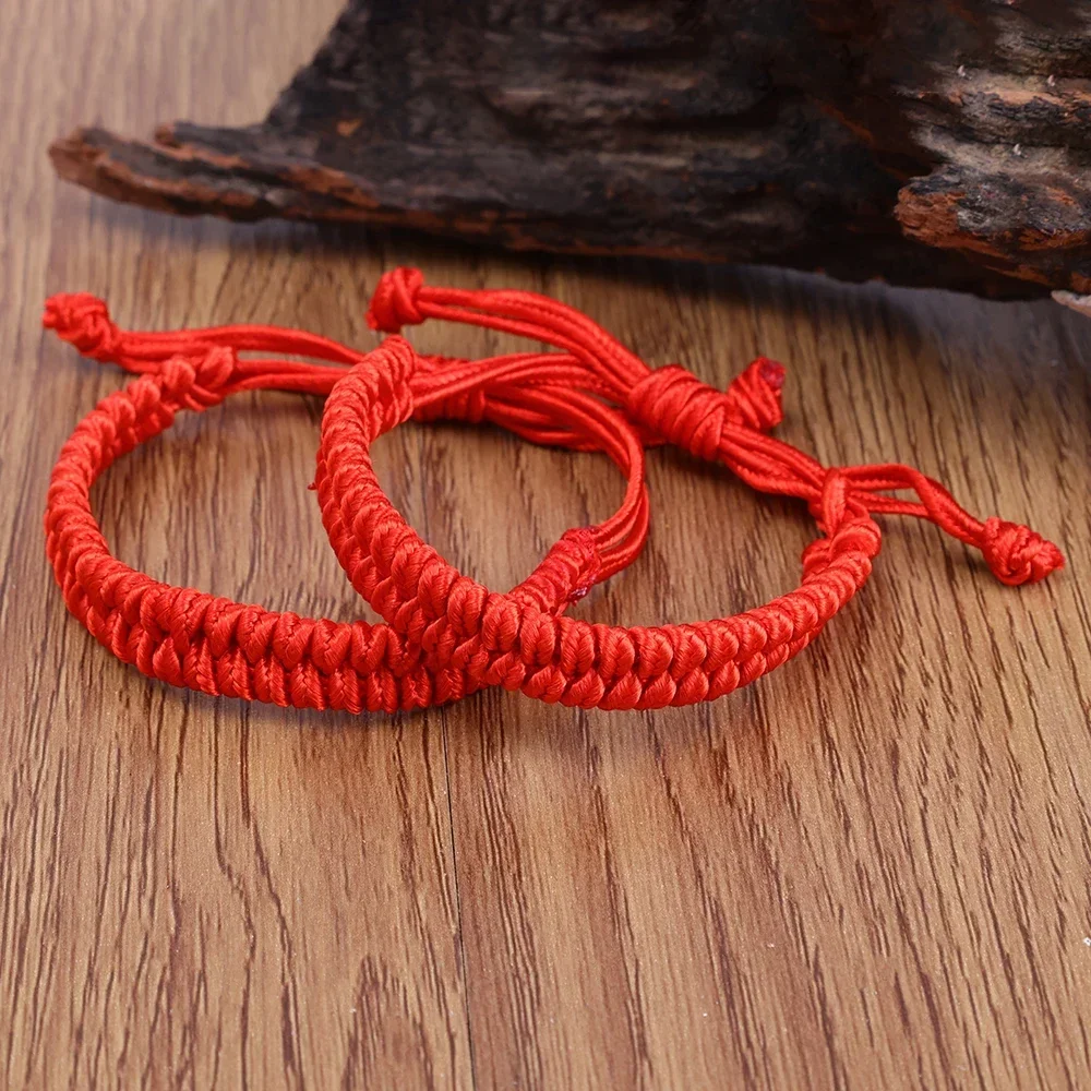 1/12pcs Handmade Tibetan Buddhist Lucky Rope Bracelets