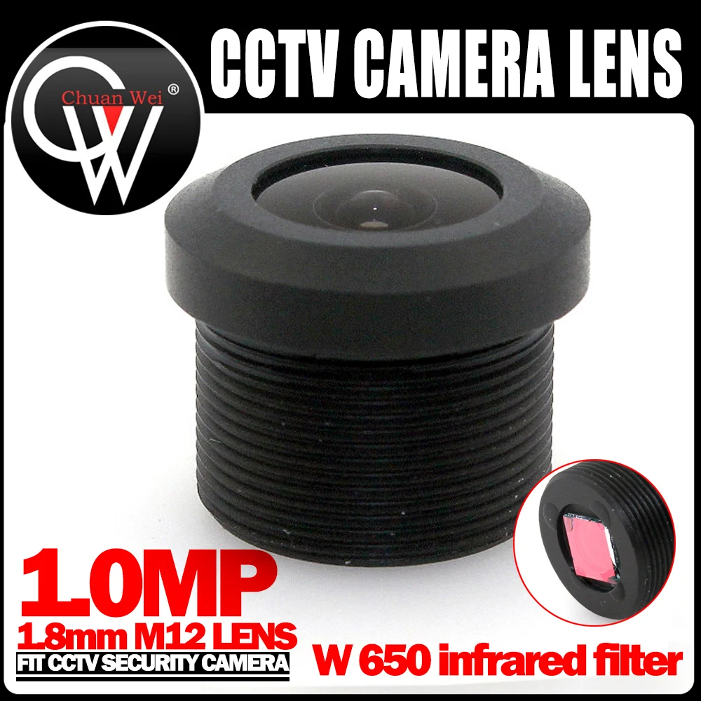 Metal 1.8mm cctv lens F2.0 IR lens M12 CCTV Board Lens For CCTV Security IP Camera Car camera Free Shipping