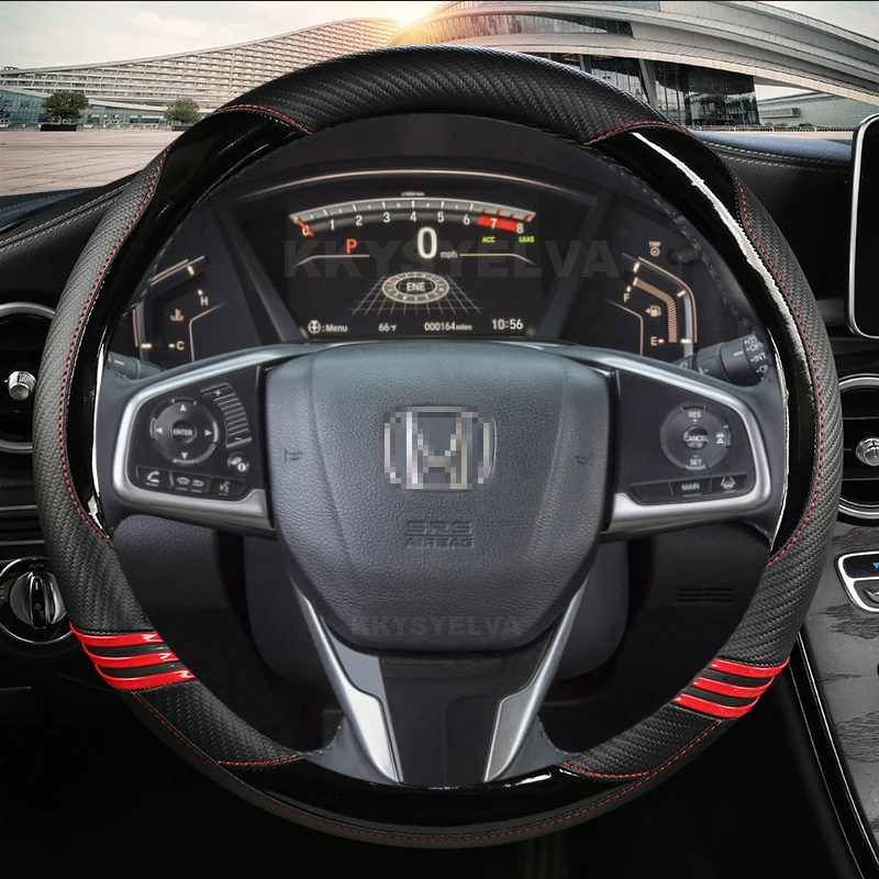 Carbon Fiber Car Steering Wheel Cover For Honda Crv Crv 20172022