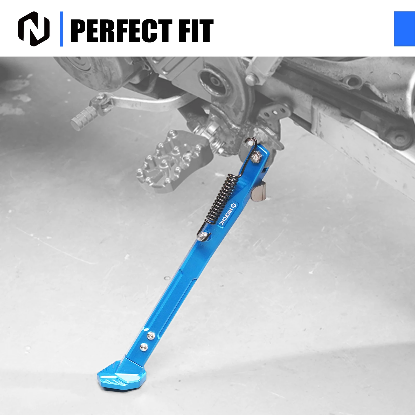 NICECNC Für Suzuki DRZ400S DRZ400SM DRZ400E DRZ400 DRZ400 E S SM 2000-2024 2023 2022 Motorrad Einstellbare Ständer aluminium – Detail 9
