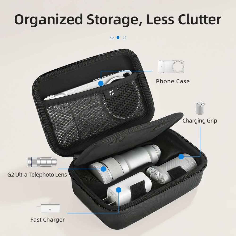 Deluxe PU Hard Shell Storage Bag