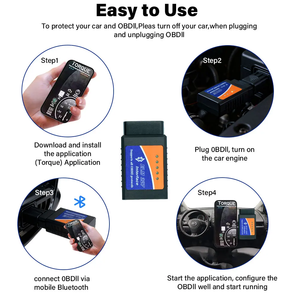 Code Reader ELM327 V2.1 OBD2 Scanner BT/Wifi ELM 327 OBD Car Diagnostic Tool For Android IOS PK Vgate Icar2