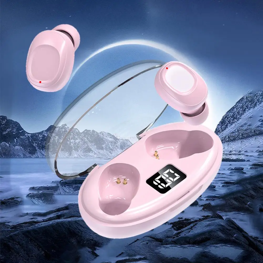 Wireless Earphones Immersive Audio Experience Earpieces Fast Charging Wireless In-ear Headset with for Bluetooth-compatible