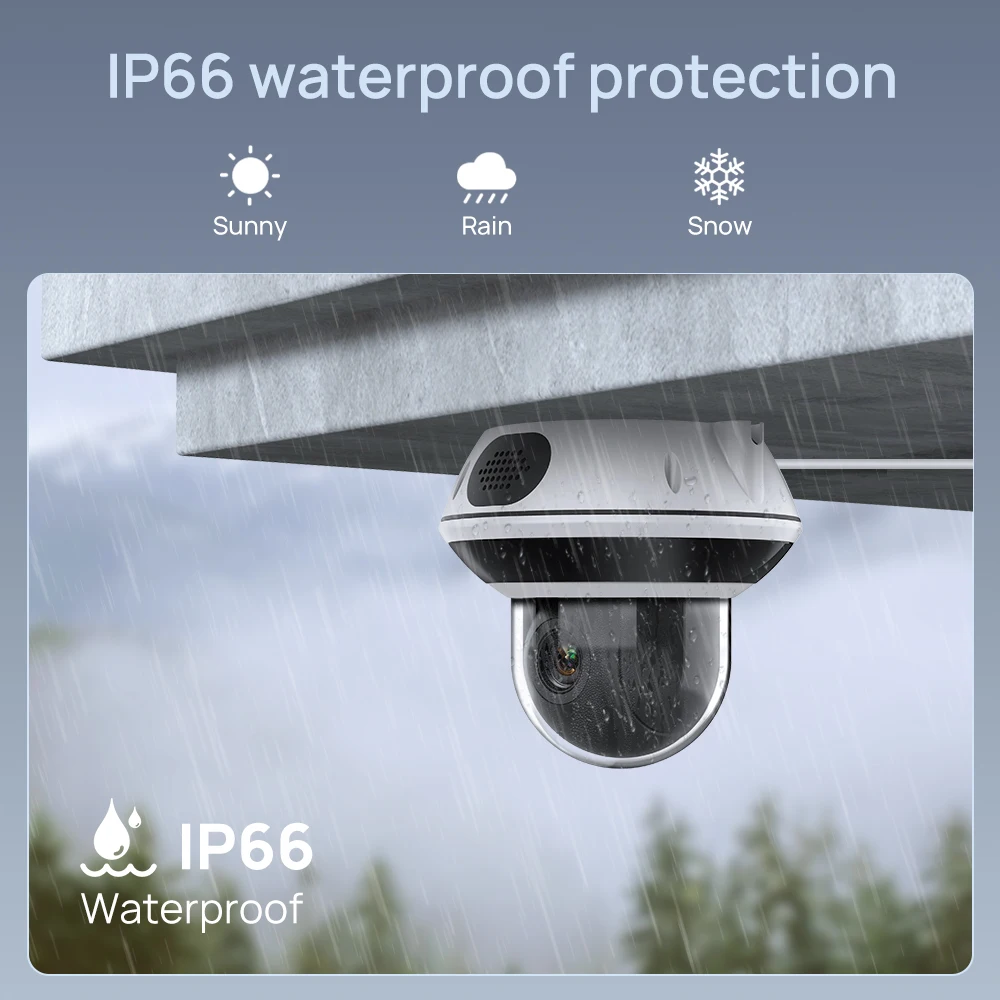 Kamera bemutatva víz- és porálló védettségi besorolással