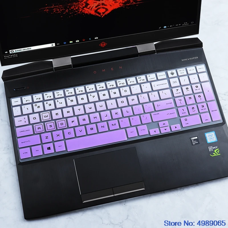 Keyboard Cover Skin For Hp Omen 15 15-Dh1011tx 15-Dh0006nt 15-Dh0015ntx 15-Dh0111tx Dh0003la 15-Dh Series 15.6'' Laptop