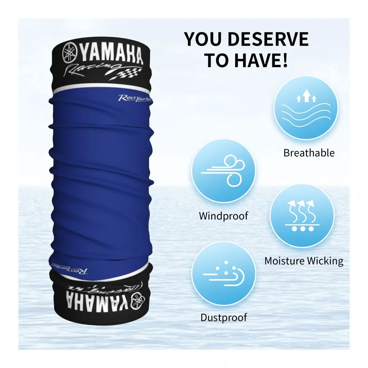 Cooling Y-Yamahas Neck Gaiter Balaclavas Breathable Motorcycle Riding Scarf
