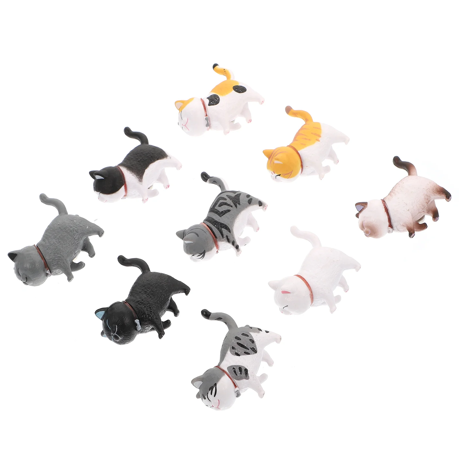 

9 Pcs Decor Cat Fridge Magnet Magnetic Stickers for Home Animal Magnets Lovely 3D Refrigerator