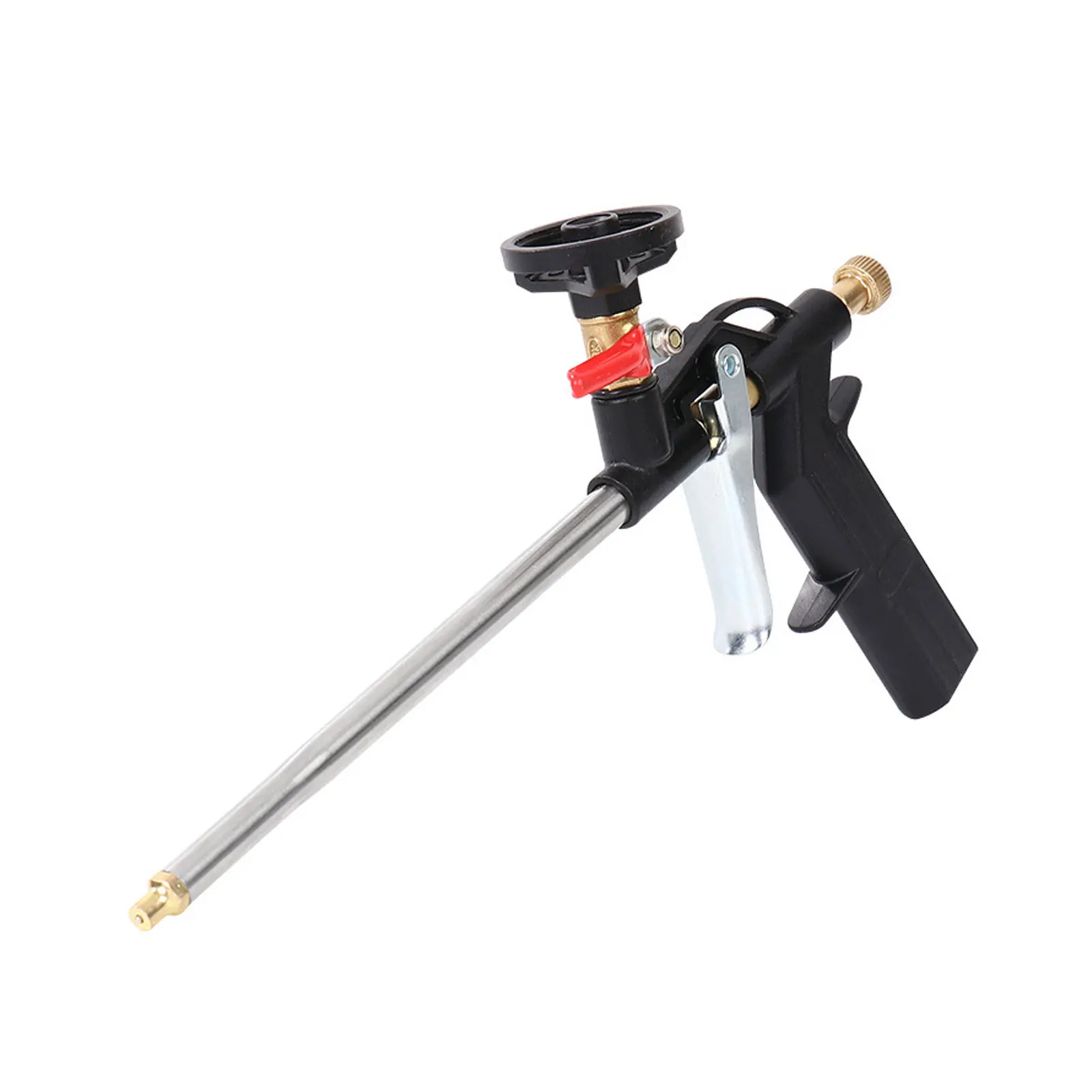 Foam Expanding Spray Gun Foaming Jet Glue Gun Metal Polyurethane Trigger Sprayer Pump Sealant Caulking Tool for House Renovation caulking caulk nozzle applicator finisher glue silicone sealant finishing tool kitchen bathroom sink joint stainless steel