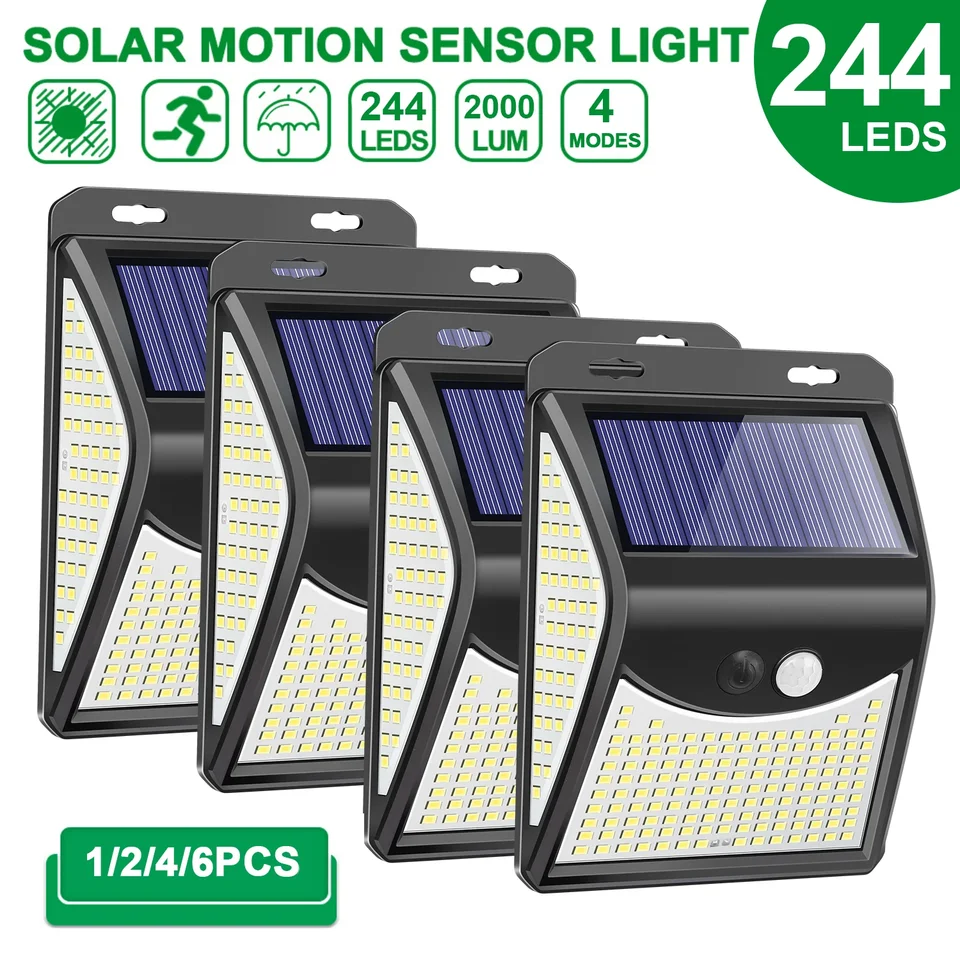 Prios Dagan foco LED exterior, sensor, solar