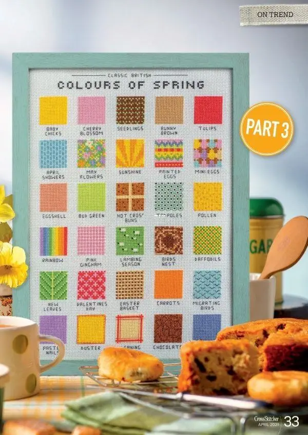 

Экологическая Вышивка крестом хлопковой нитью, подвесной подарок для рисования, весна, апрель