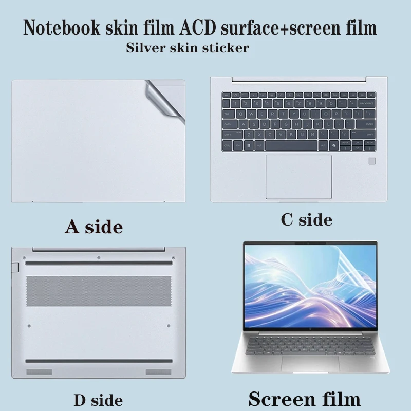 14인치 HP EliteBook 8 G1i /G1a 14 노트북 스킨 컴퓨터 본체용 쉽게 자를 수 있는 스티커 화면 보호 필름