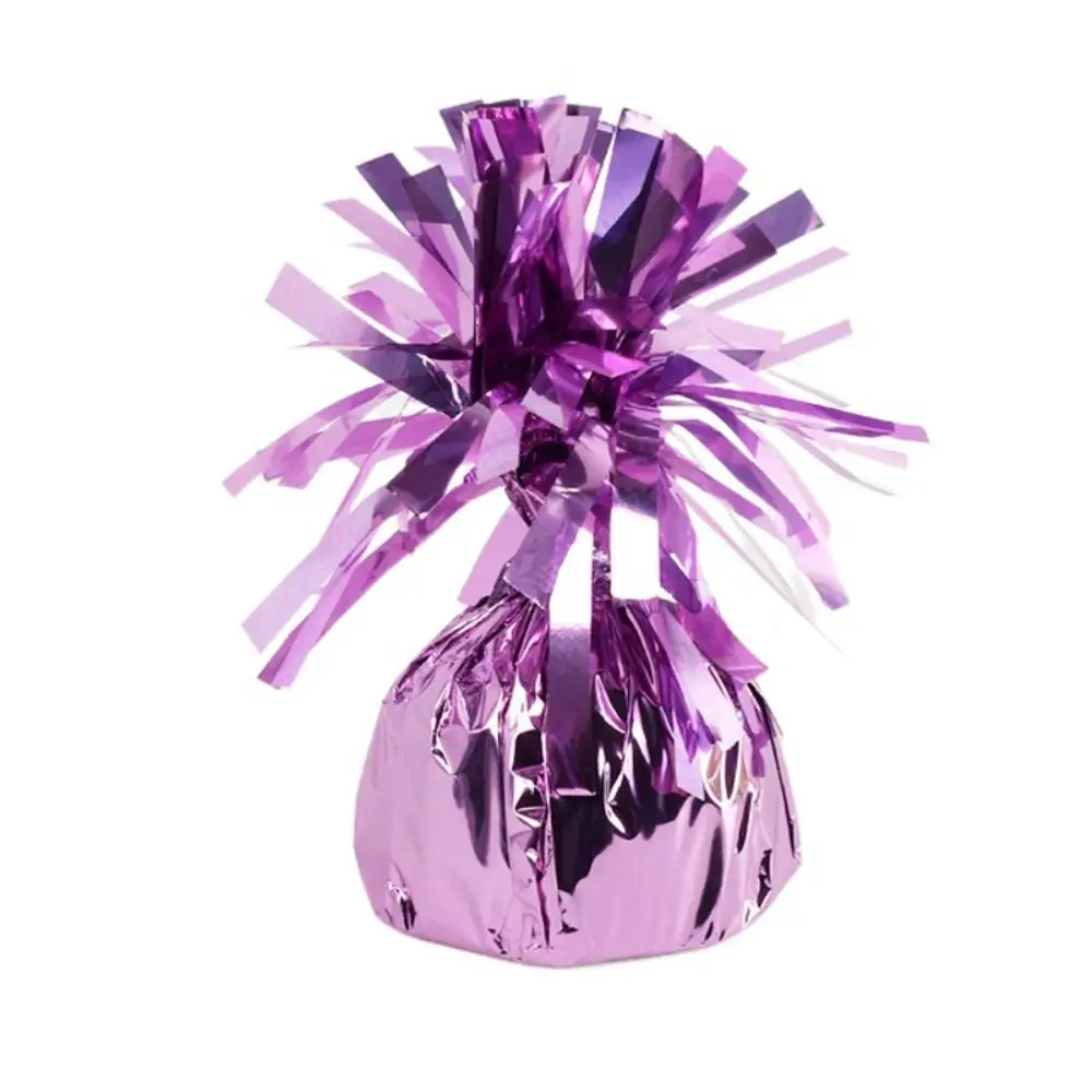 Glänzende Quaste Helium Ballon Gewichte Zement Basis bunte Party Dekoration 5cm Folie Ballon Gewichte – Detail 15