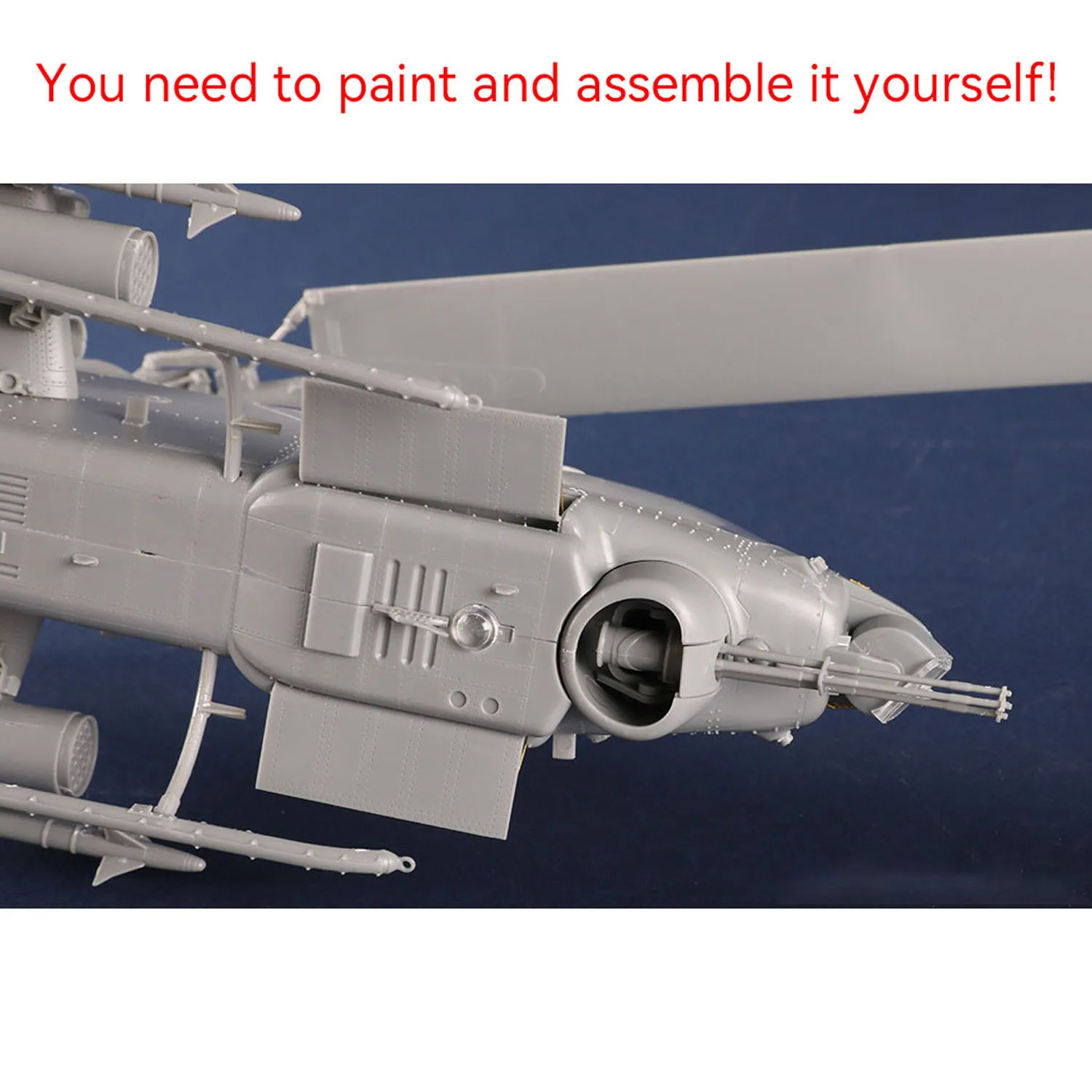 Geschenke 1/35 Trumpeter AH-1W Super Cobra Flugzeugmodellbausatz 05117 Statischer Hubschrauber aus Kunststoff 380+ Teile unmontiert DIY-Kollektion – Detail 6