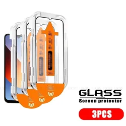 Premium Tempered Glass Screen Protector for Xiaomi Redmi A7 Pro - 9H Full Cover, Dust - Free (3 Front Glass)