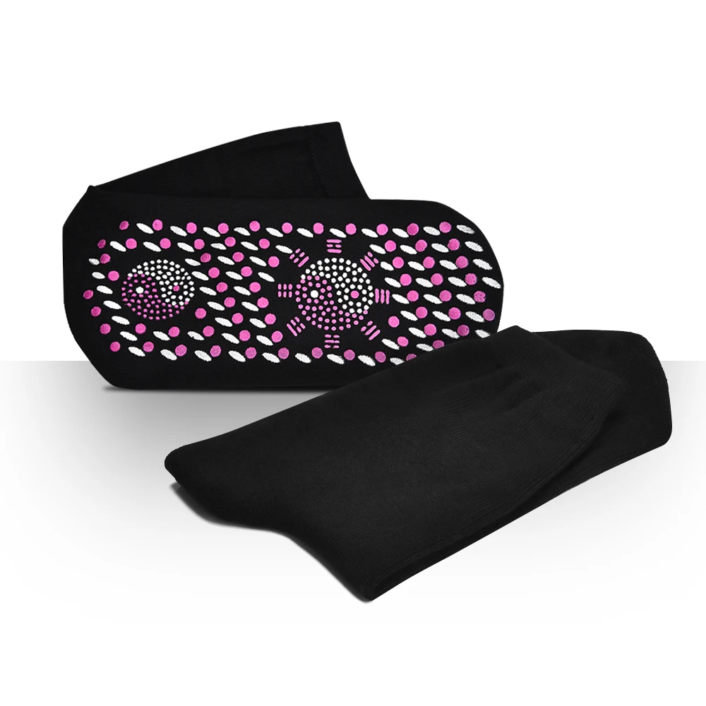Magnetic Therapy Coated Socks Tourmaline Self-heating Socks Beauty Health Foot Anti Crack