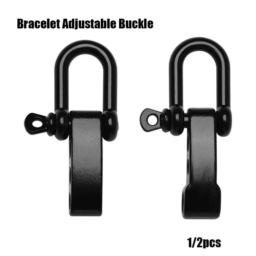 

Screw Pin Stainless Steel Survival Rope Paracords U-Shaped Shackle Buckle Paracord Bracelets accessories Bracelet Buckles