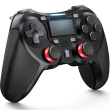 TERIOS Wireless Controllers Compatible with Playstation - 4, Game Controllers for PS-4 Pro, PS-4 Slim, Built-in Speaker -