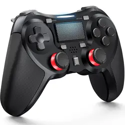 TERIOS Wireless Controllers Compatible with Playstation - 4, Game Controllers for PS-4 Pro, PS-4 Slim, Built-in Speaker -