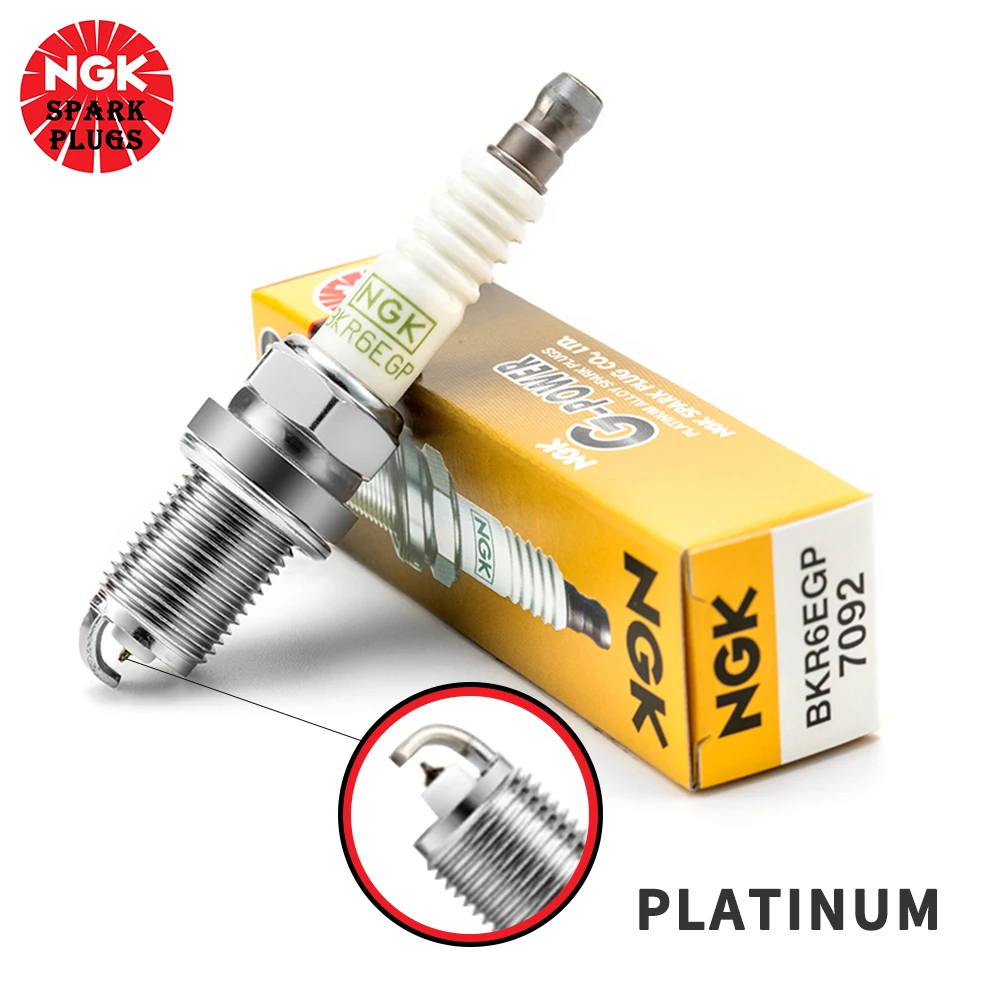 

NGK Platinum Spark Plug BKR6EGP 7092 Set Suitable For MG Audi BMW Porsche Mercedes Benz BYD Buick Volkswagen Toyota Rolls Royce