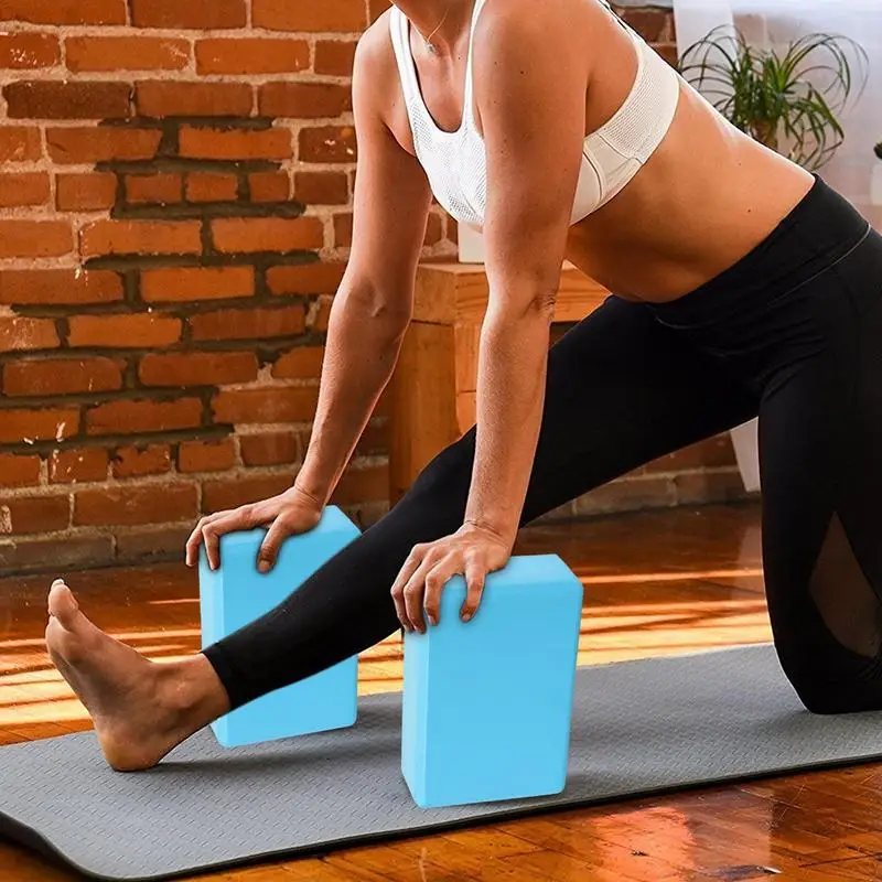 Eco-Friendly High-Density Lightweight Yoga Blocks – Anti-Slip Supportive Foam Fitness Accessory