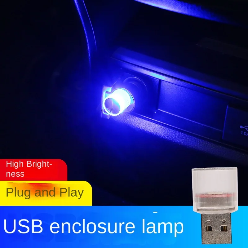 Car Usb Car Interior Decoration Led Car Atmosphere Light Wireless Change Decoration tutti i prodotti Colorful Small Light - Image 4