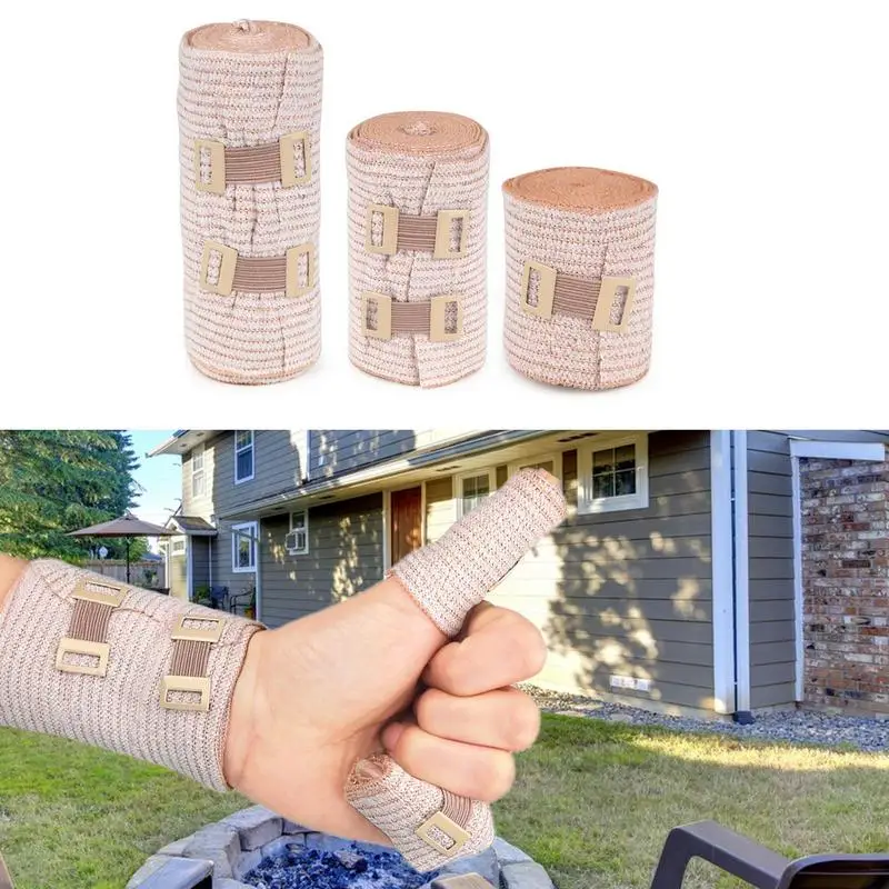 

1 Roll High Elastic Bandage Sports Protection Elastic Compression Bandage Wound Dressing First Aid Kits Accessories