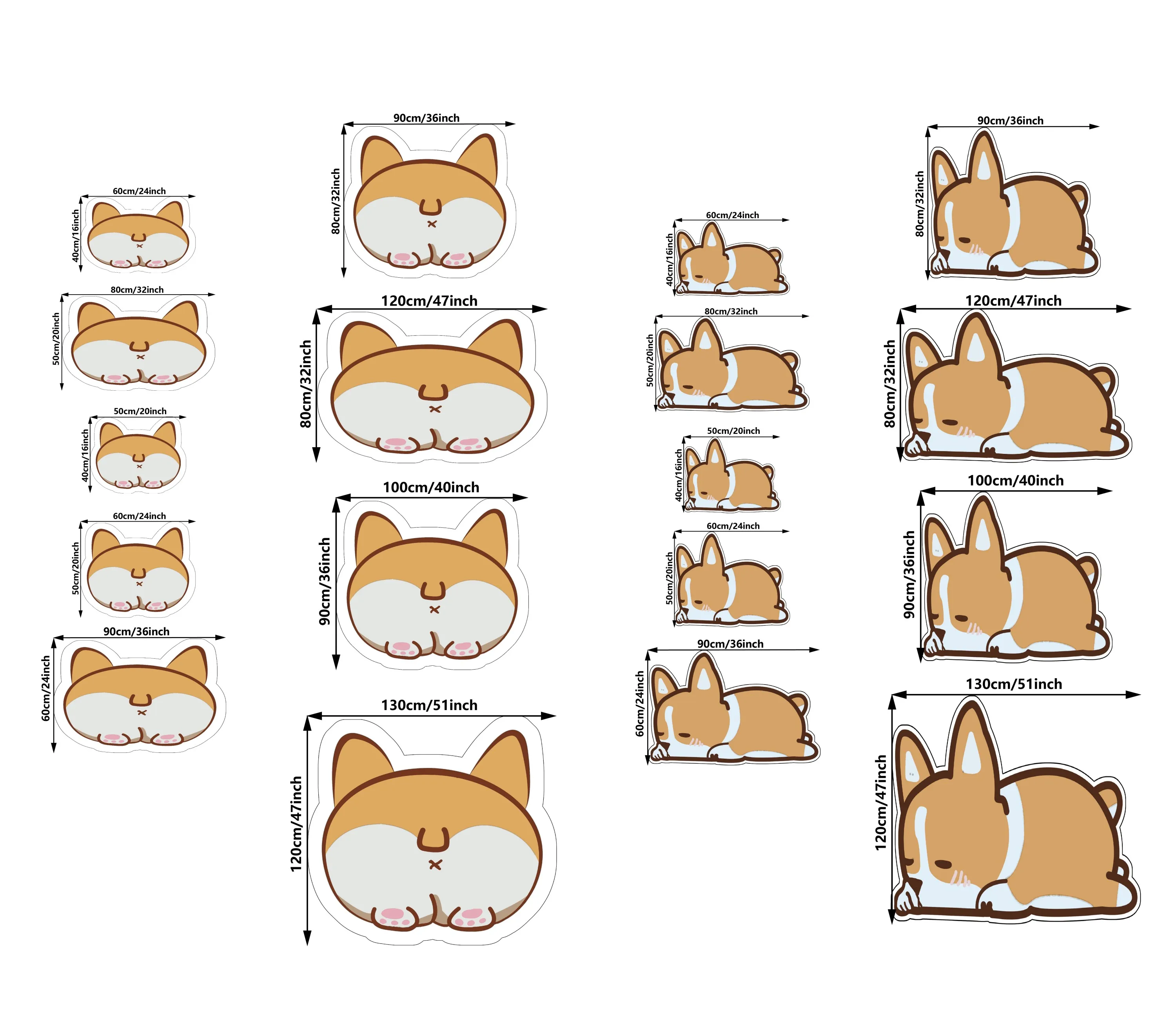 Description Picture 4 of itemVIKAMA Cartoon Kirky Imitation Cashmere Warm Touch Soft Bathroom Water-absorbent Foot Mat Living Room Bedroom Study Carpet