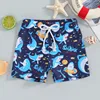 Toddler Boys Swim Trunks Shark Print Elastic Waist Swim Shorts Little Boys Bathing Suit Swimsuit Toddler Boy Swimwear 3