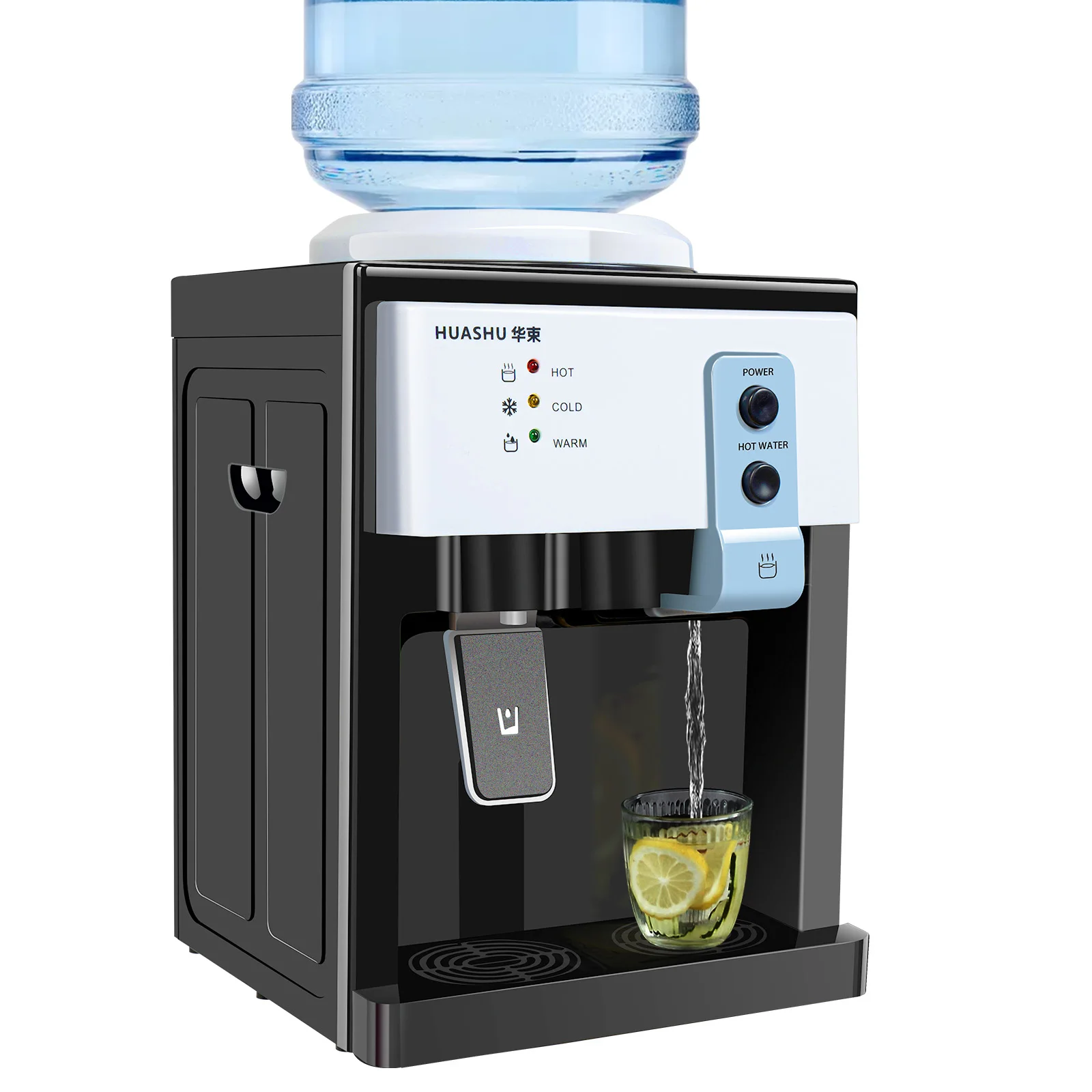 Countertop Water Cooler Dispenser Holds 1.2/3 or 5 Gallon Jug Top Loading Hot and Cold Water Ideal For Homes Kitchens water dispenser beverage dispenser