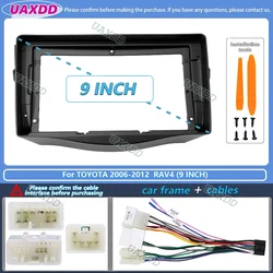 9 - Inch Android Stereo Dashboard Frame with Navigation and Audio Cables (2006 - 2012 RAV4 9inch)