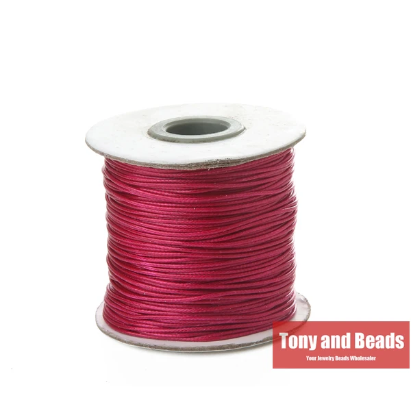 Waxed Cotton 1MM Cord for DIY Jewelry & Crafts - 100 Yards
