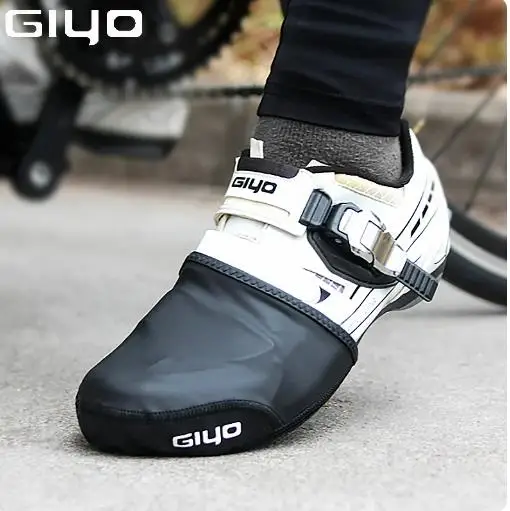 

Водонепроницаемые чехлы для обуви GIYO, многоразовая Нескользящая теплая Светоотражающая защита для обуви с полупальцами, зимнее Велосипедное оборудование для горных велосипедов