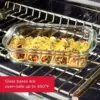 Rubbermaid Brilliance Glass Storage 3.2-Cup Food Containers with Lids 3
