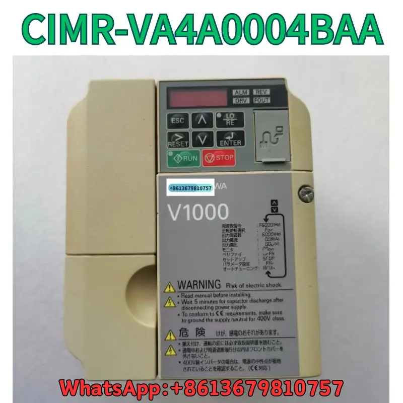 

Used CIMR-VA4A0004BAA frequency converter test OK Fast Shipping