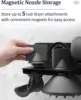Hair Dryer Holder Wall Mount for Dyson HD08, Supersonic Airwrap Hair Dryer Metal Blow Dryer Stand Storage for Bathroom Organizer 3