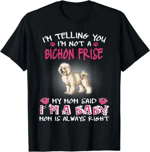 

Забавная футболка I'm Not A Bichon Frise, подарок, футболка унисекс