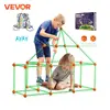 VEVOR Fort Building Kit Construction Castle Tunnels Toys with 55 Rods 30 Balls Indoor Play Tent for Educational Gift Blocks 1