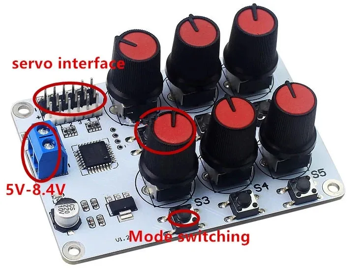 Servo Controller Development Driver Board For Arduino DIY Kit Robotic Arm Wireless Control Motherboard Compatible Ps2 Handle