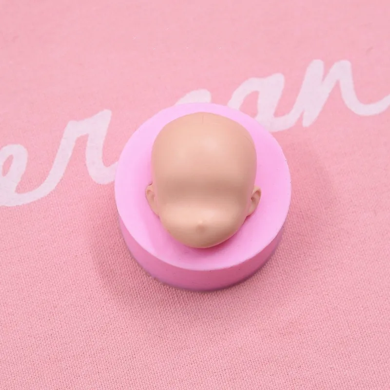 

Proportional to BJD universal silicone face mold ultra-light clay soft pottery face mold cute loli face buns silicone face