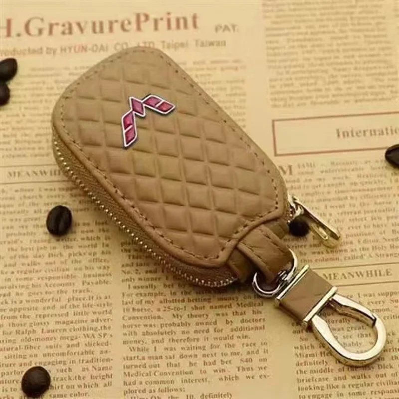 PU Leather Chain Car Key Wallets Men Women Holder Housekeeper Organizer  Zipper Case General Models - AliExpress