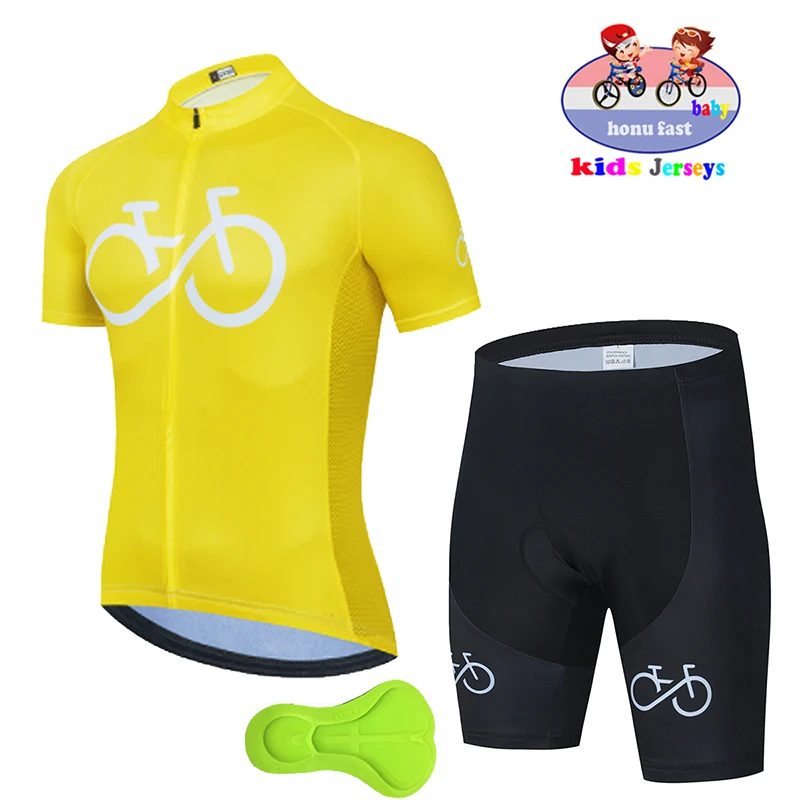 2023 Childrens Cycling Clothes Summer Kids Shorts Jersey Biking Suit Child Clothes MTB Children's Cycling Wear Equipment 3