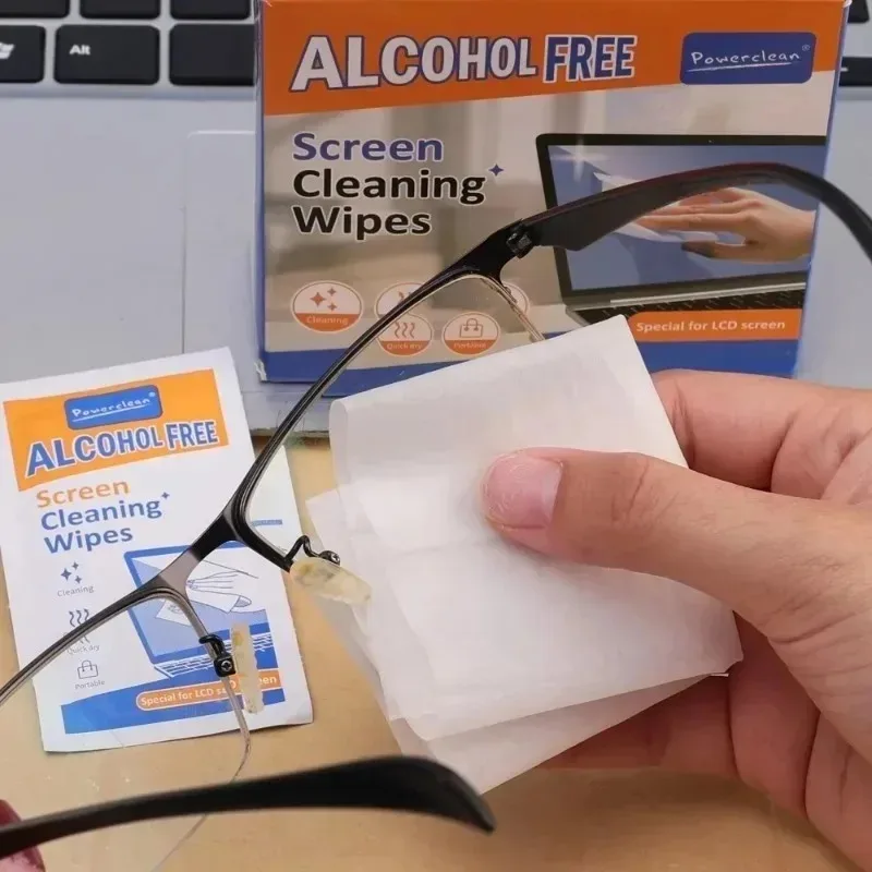 Disposable Portable Screen Cleaning Wipes - Dry and Wet Cloths for Electronics and Surfaces
