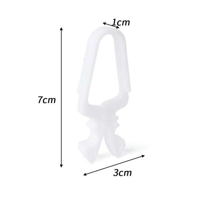 10/2PCS Mollette Appese Pioli Clip Appendiabiti in plastica Cremagliera Lavanderia Mollette Morsetti Asciugamano Abbigliamento Cappello Clip Gancio di stoccaggio domestico 6