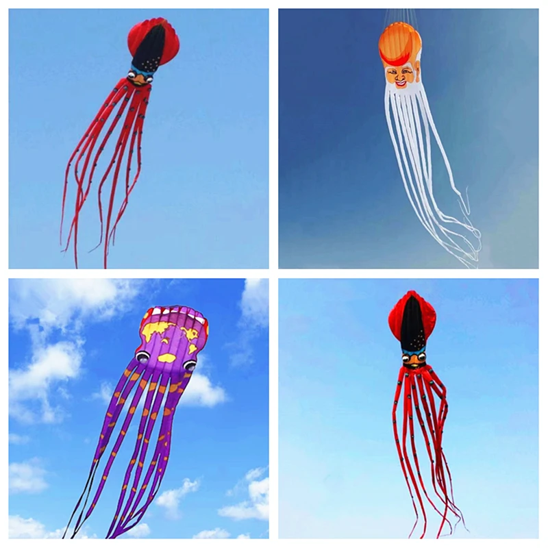 free shipping 28m Capricorn octopus kite flying soft kite weifang kite factory walk in sky professional wind kites large kite